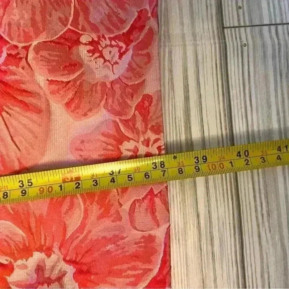 Carmen Marc Valvo Floral Jacquard Sheath Dress - Picture 8 of 8